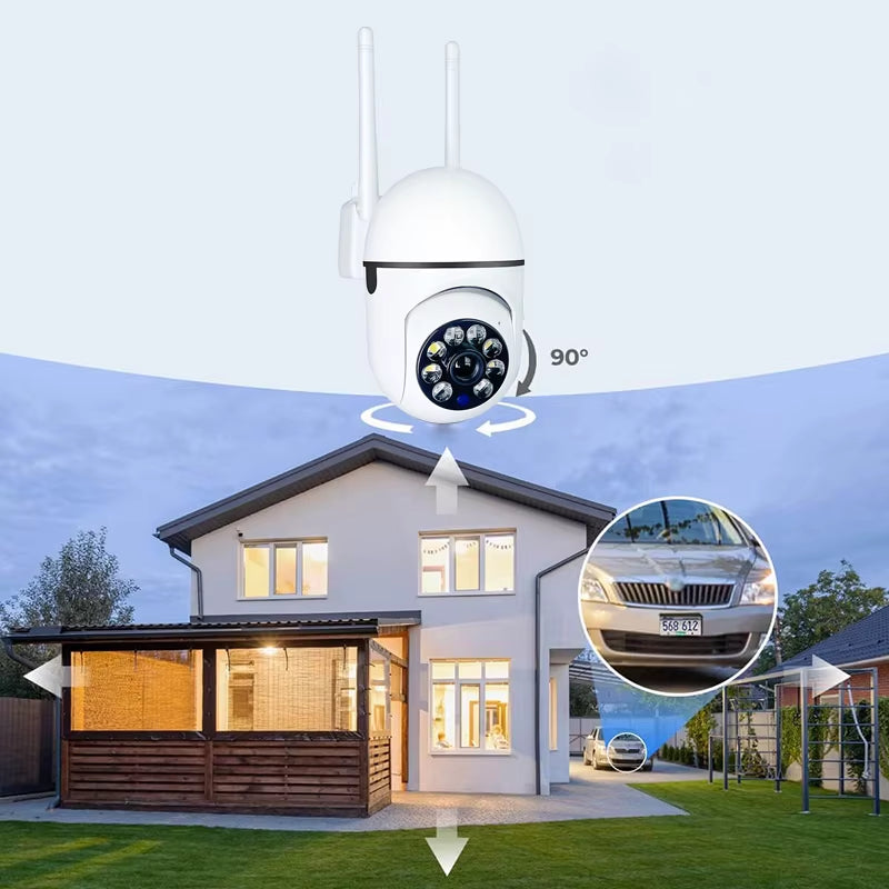 3MP Wifi Camera Home PTZ IP Camera Color Night Audio Wireless Surveillance Camera Auto Home Tracking Security CCTV Camera